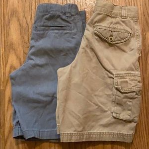 Boys Cargo Shorts 2 pair Size 10